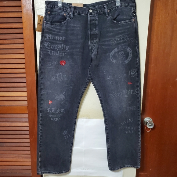 Polo Ralph Lauren Other - Polo Ralph Lauren RL Tigers Varsity P Graffiti Classic Fit Jeans